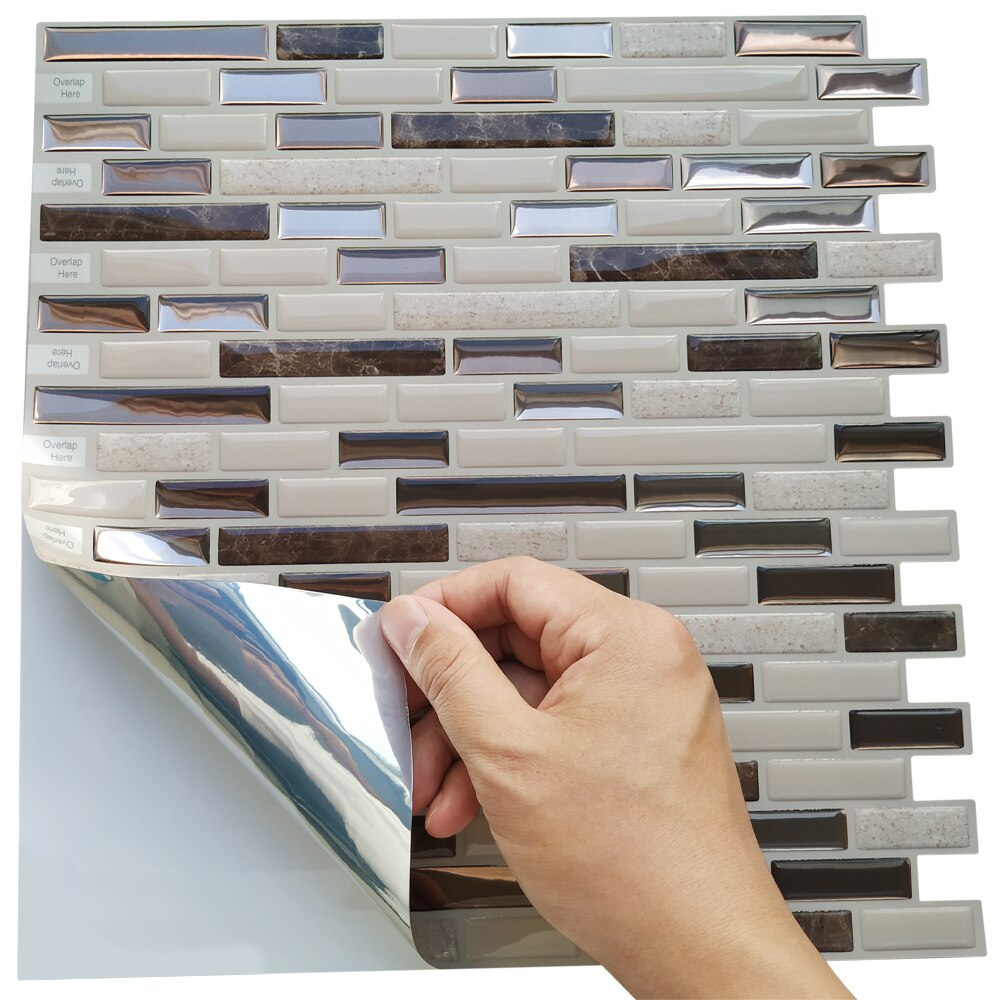 Moroccan Self Adhesive Waterproof Kitchen and Bathroom Vinyl Mosaic Peel And Stick Tile Stickers