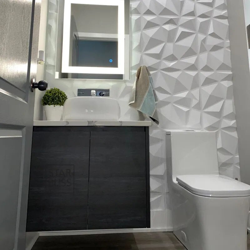 Decorative Wall Panels in Diamond Design Bathrooms for Kitchens
