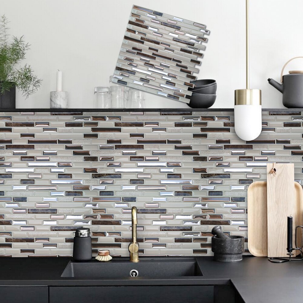 Moroccan Self Adhesive Waterproof Kitchen and Bathroom Vinyl Mosaic Peel And Stick Tile Stickers
