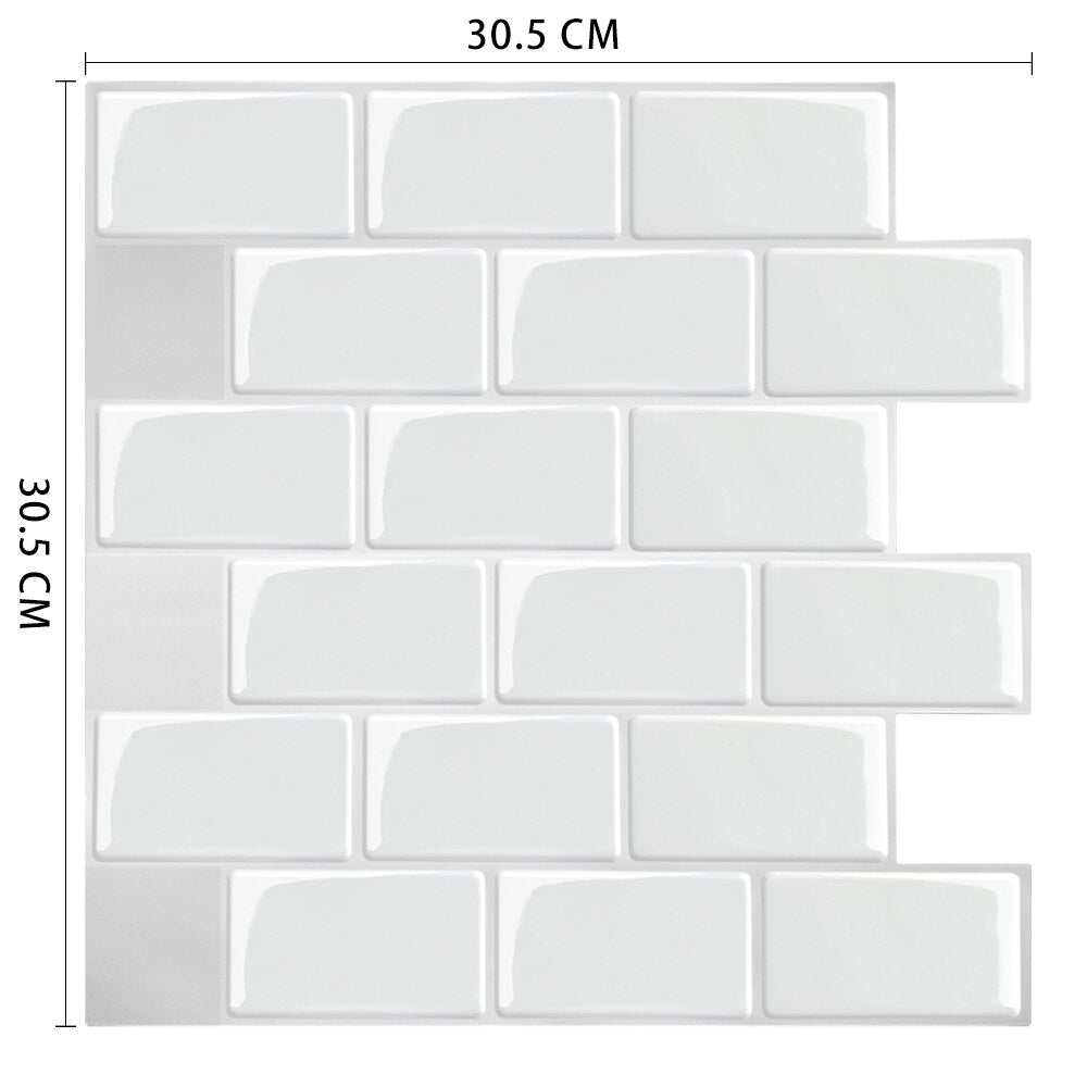 Moroccan Self Adhesive Waterproof Kitchen and Bathroom Vinyl Mosaic Peel And Stick Tile Stickers