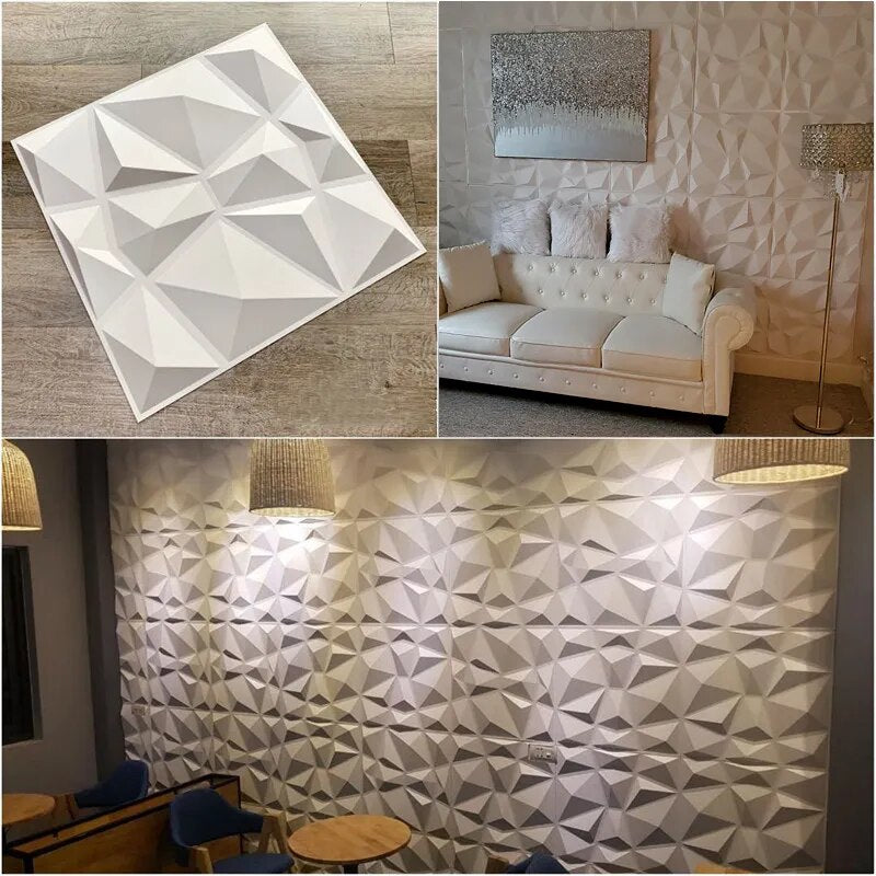 Decorative Wall Panels in Diamond Design Bathrooms for Kitchens