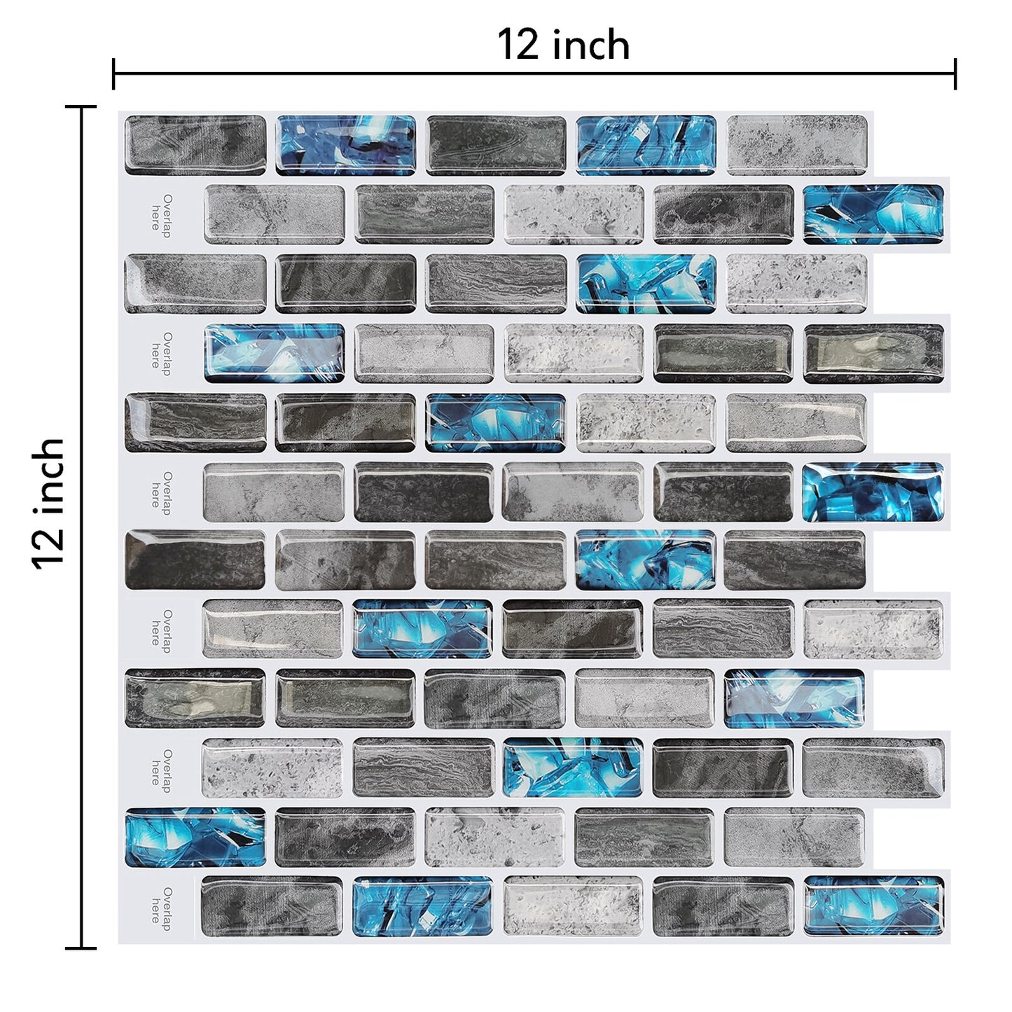 Moroccan Self Adhesive Waterproof Kitchen and Bathroom Vinyl Mosaic Peel And Stick Tile Stickers