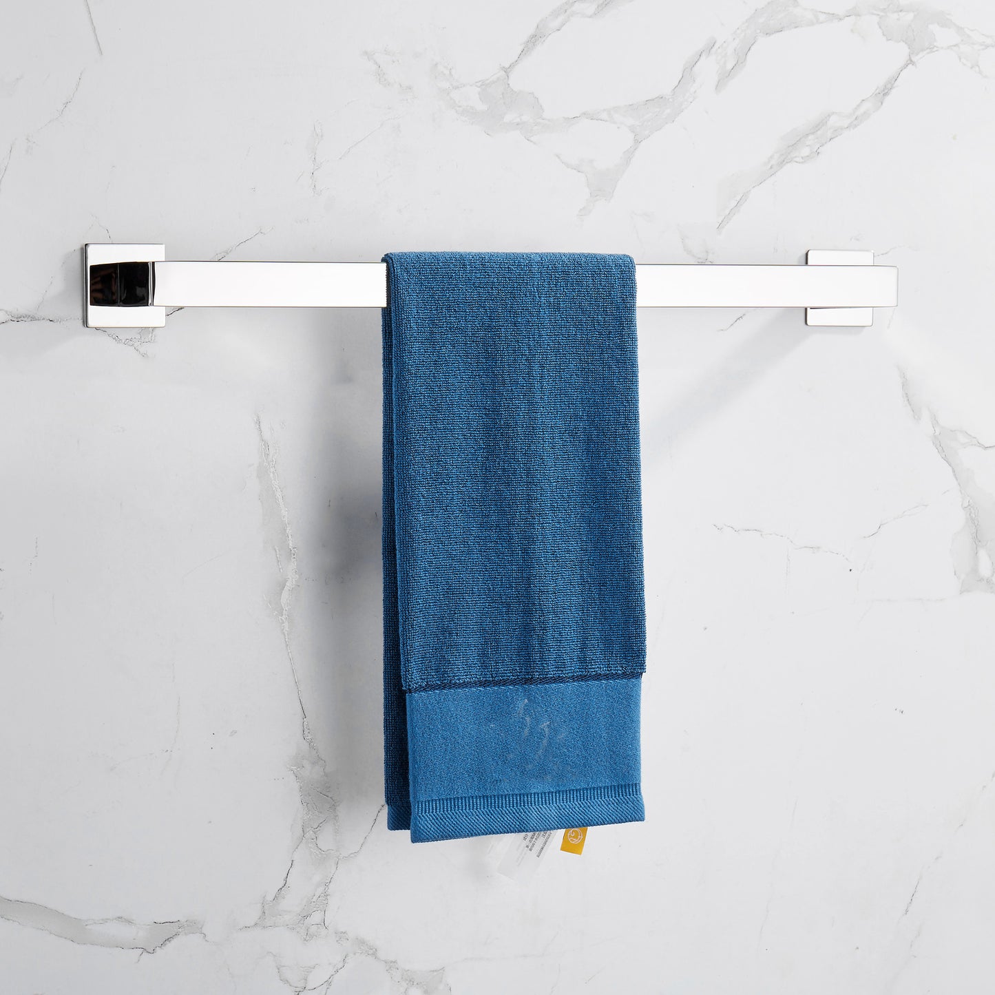 Strong Viscosity Adhesive 4 Pieces Bathroom Accessories Set Without Drilling Silver Brushed Towel Bar Set Holder Rack Robe Hook Tissue Toilet Paper Holder Rustproof 304 Stainless Steel YJ