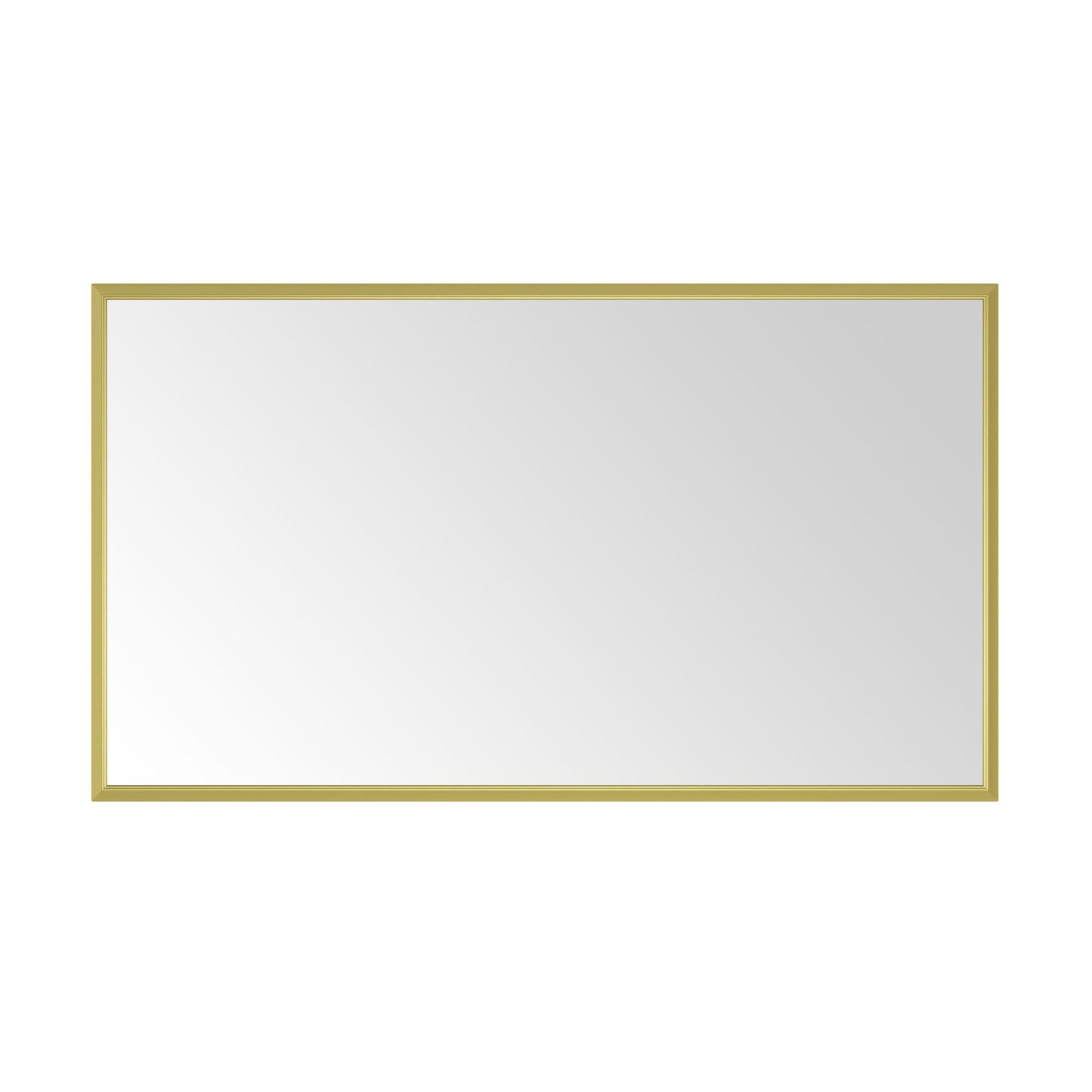 96in. W x 48in. H Metal Framed Bathroom Mirror for Wall, X Inch Rectangle Mirror, Bathroom Vanity Mirror Farmhouse, Anti-Rust, Hangs Horizontally or Vertically