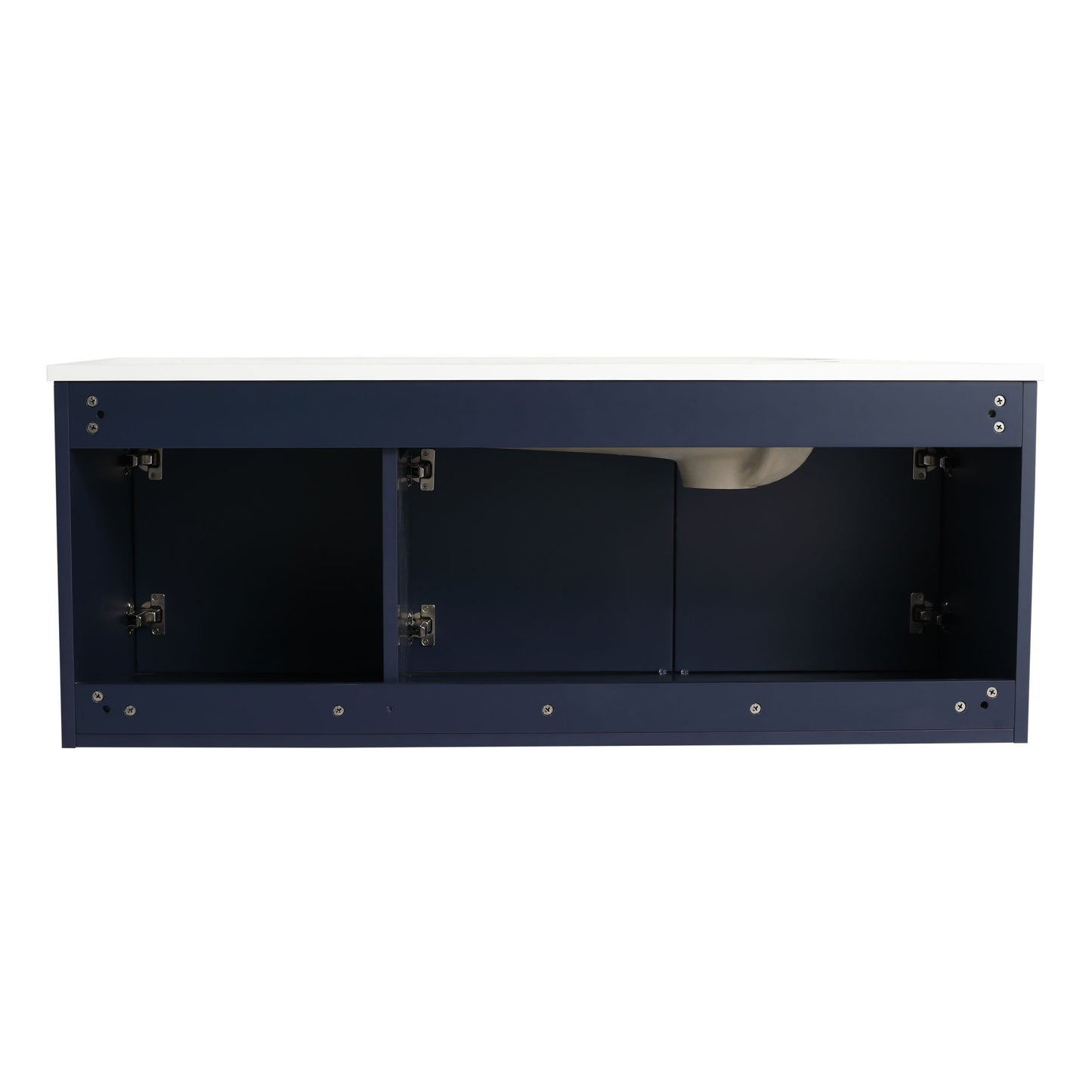 48" Floating Bathroom Vanity with Drop-Shaped Resin Sink
