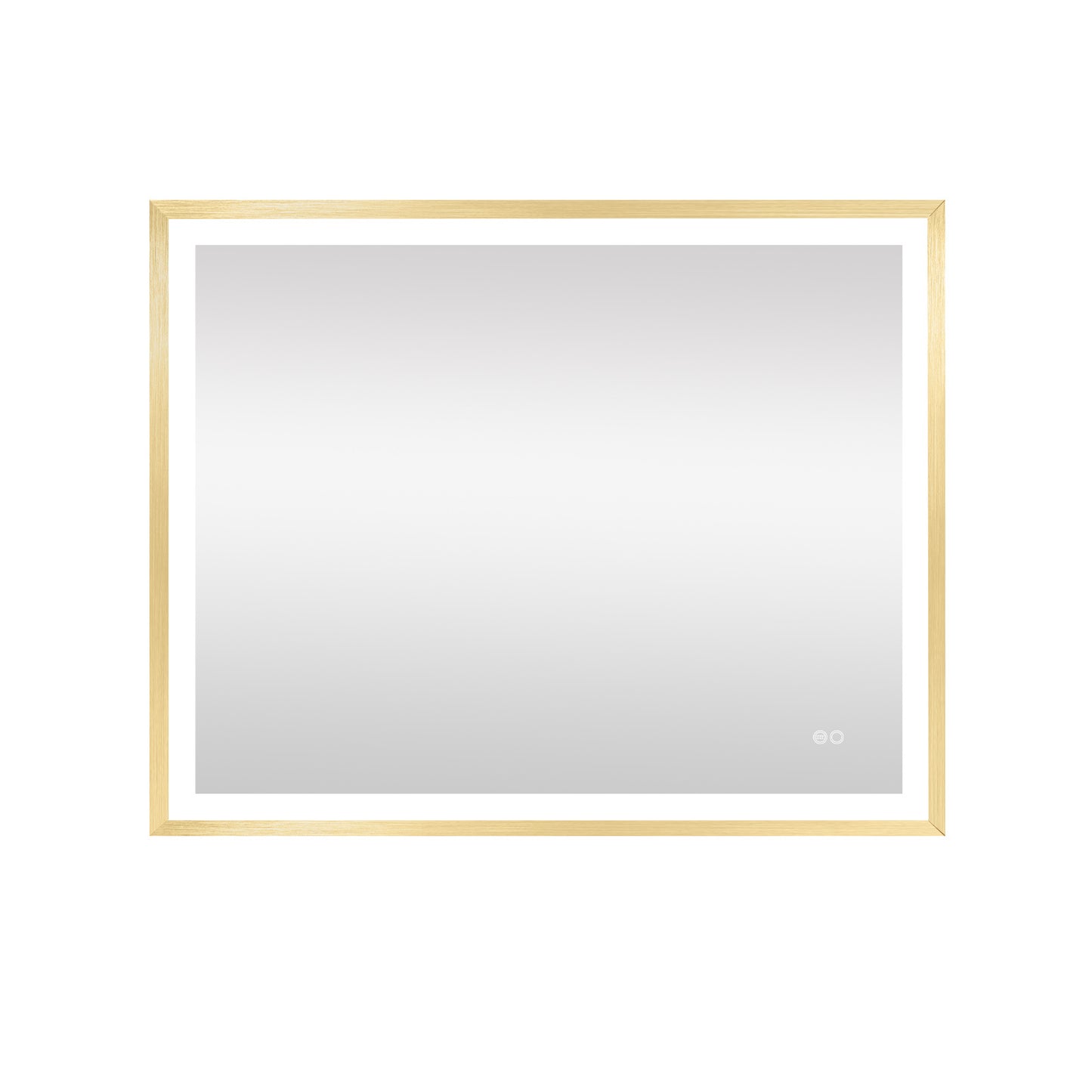 4 Size LED Bathroom Mirror; Backlit and Front Lighted Mirror for Bathroom; Wall Mounted Bathroom Vanity Framed Mirror Includes Dimmer; ; Defogger; Vertical / Horizontal