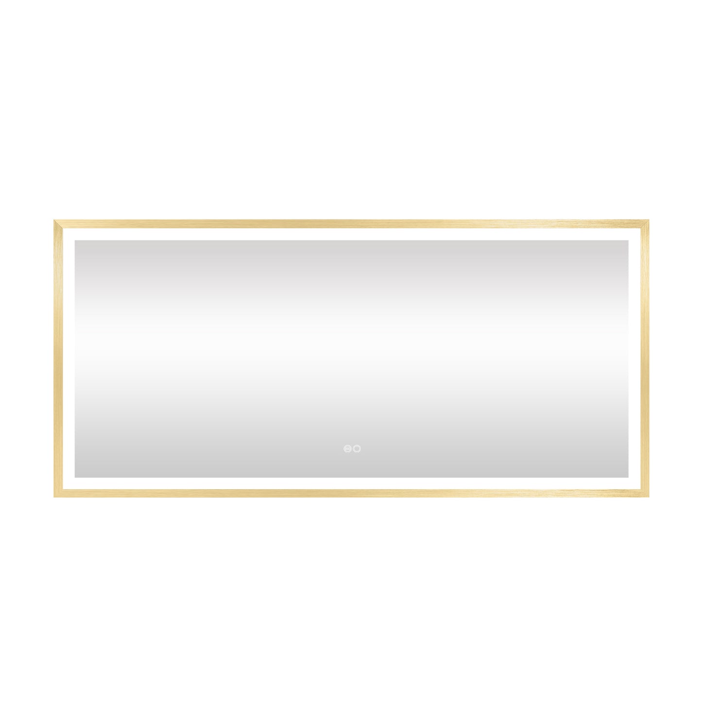 4 Size LED Bathroom Mirror; Backlit and Front Lighted Mirror for Bathroom; Wall Mounted Bathroom Vanity Framed Mirror Includes Dimmer; ; Defogger; Vertical / Horizontal