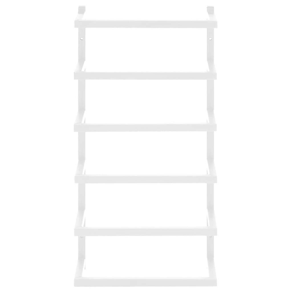 Towel Rack White 9.4"x4.7"x18.9" Steel