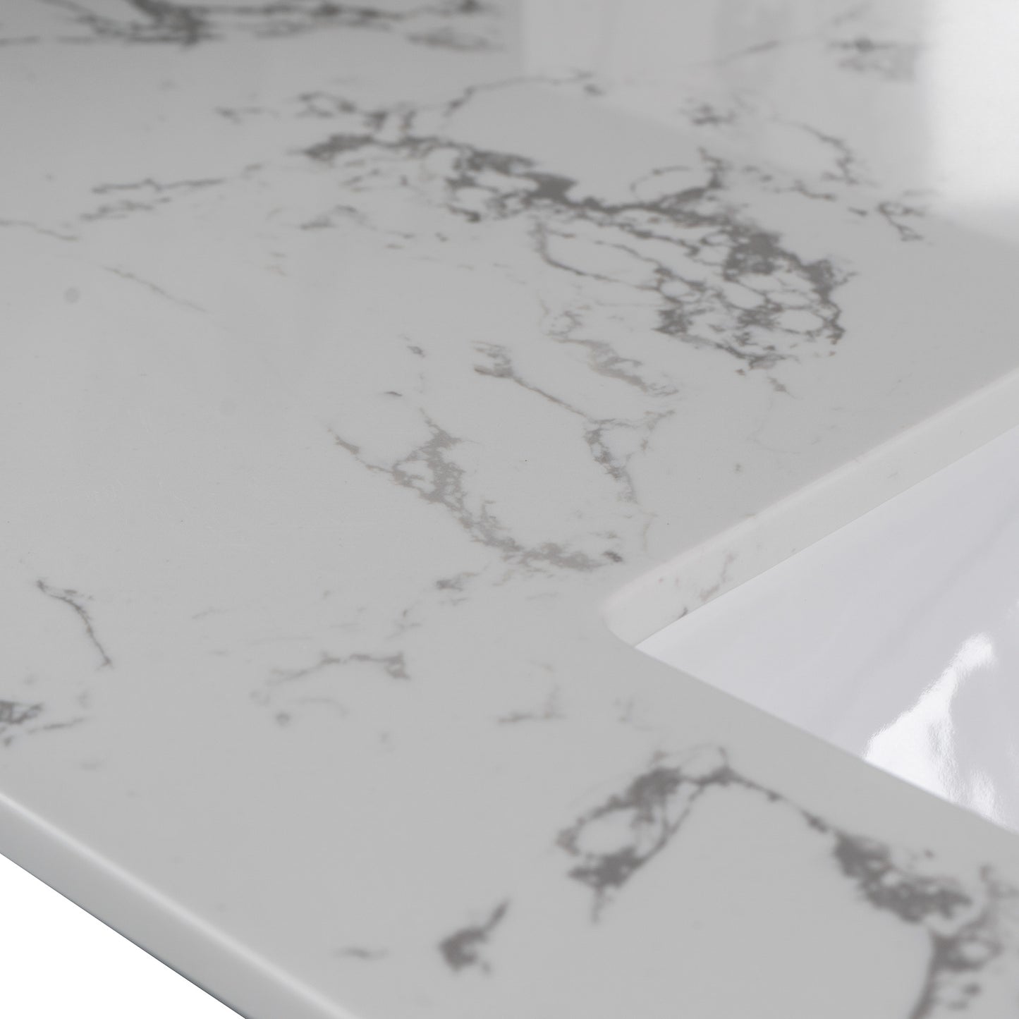 Montary bathroom vanity top stone carrara white new style tops with rectangle undermount ceramic sink and back splash