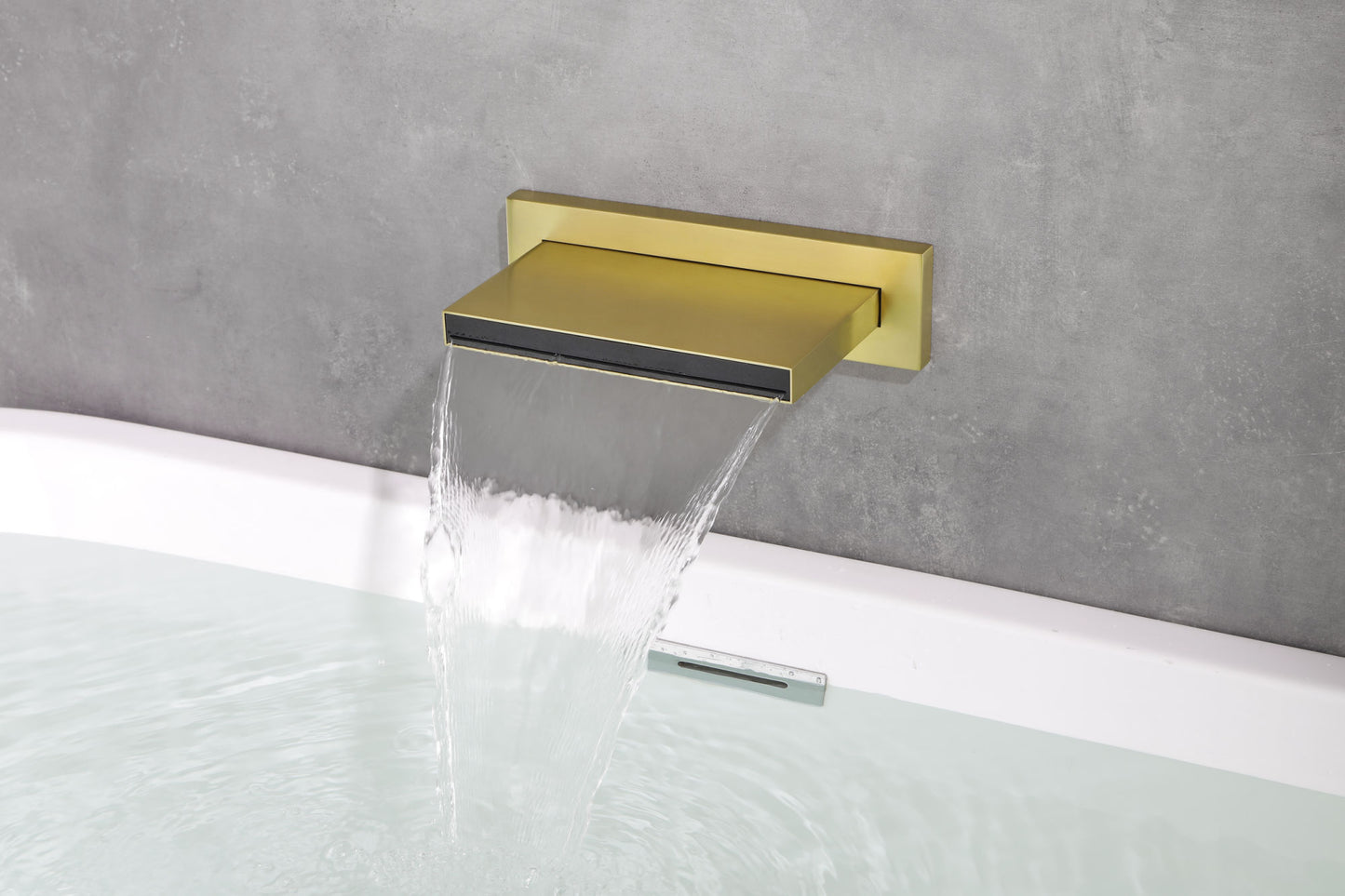 SHOWER Waterfall Waterfall Tub Faucet Wall Mount Tub Filler Spout For Bathroom sink Multiple Uses High Flow Bathtub shower Cascade Waterfall