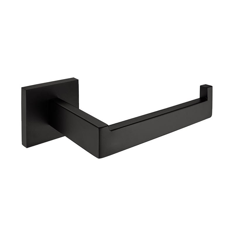 ELLEN Matte Black Bathroom Hardware Set Black Robe Hook Towel Bar Toilet Paper Holder Bath Bathroom Accessories EL990S