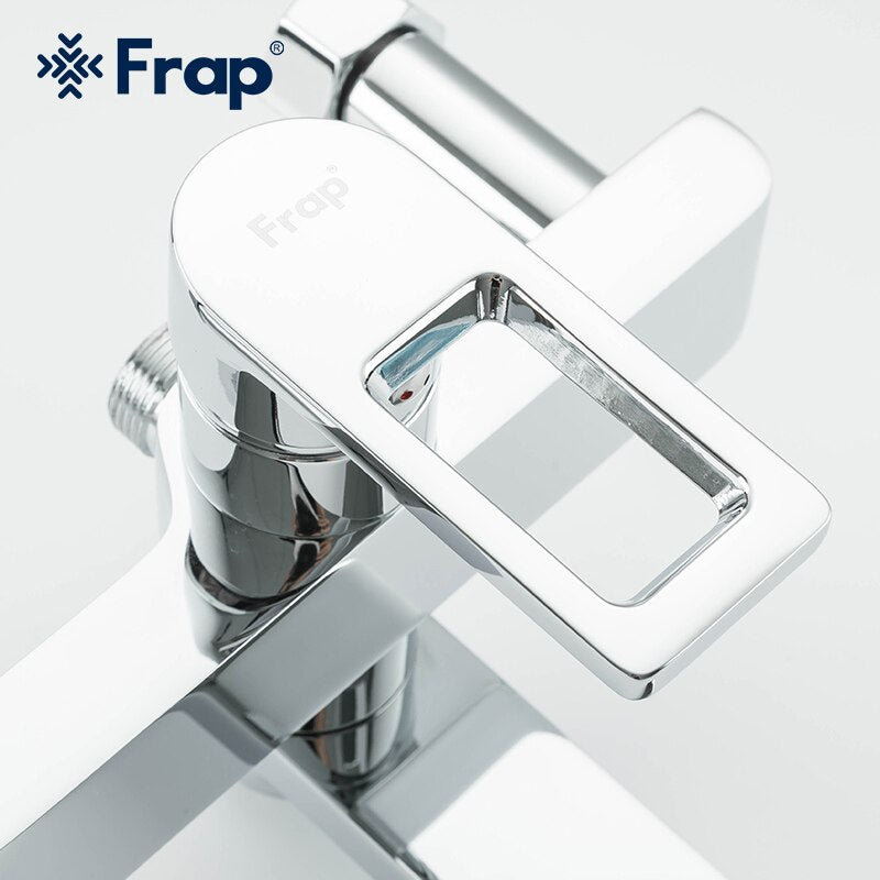 Frap Shower Faucets Top Quality Contemporary Bathroom Shower Faucet Bath Taps Rainfall Shower Head Set Mixer Torneira