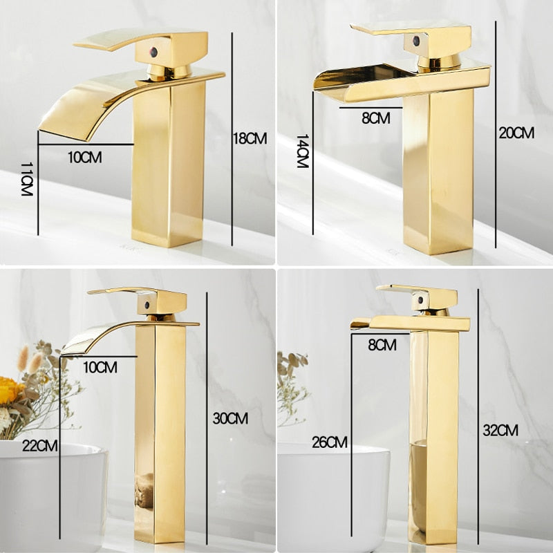 Basin Faucet Waterfall