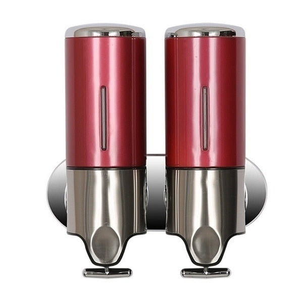 Liquid Soap Dispenser Wall Mounted  Shampoo Container Pump