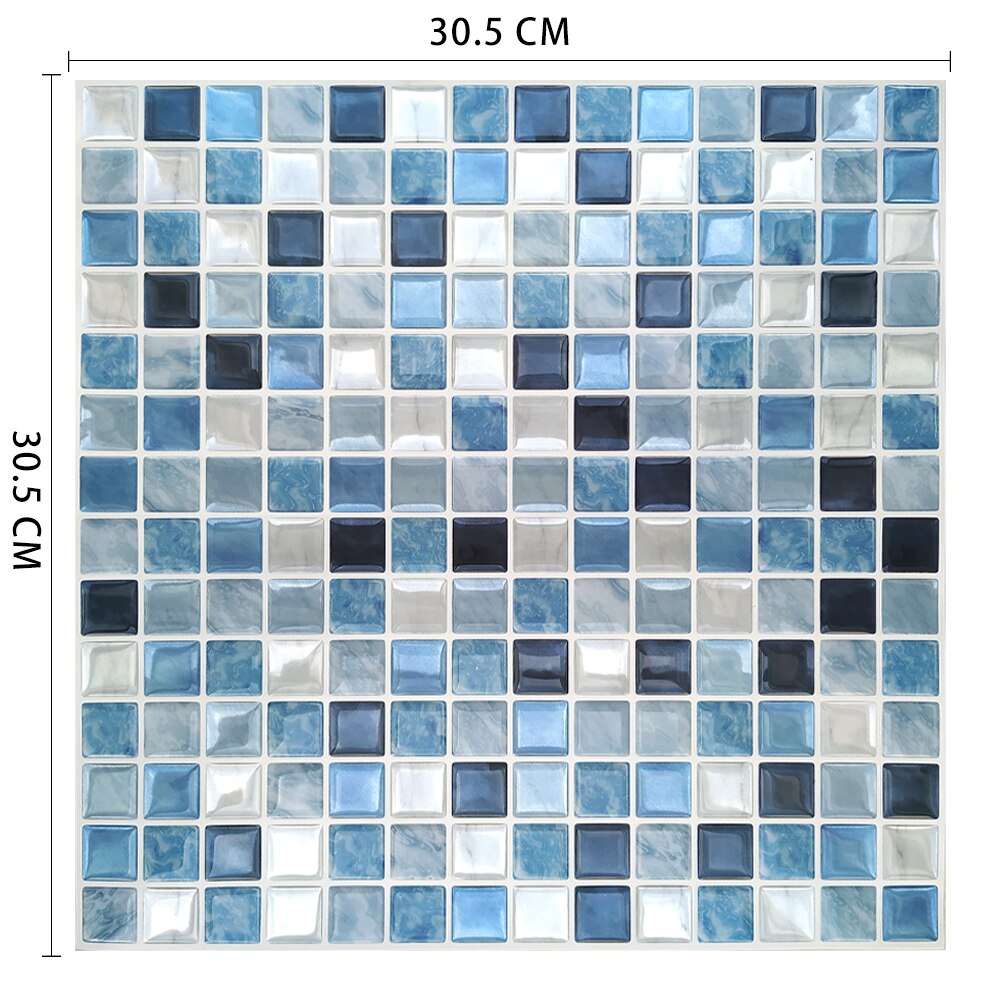 Moroccan Self Adhesive Waterproof Kitchen and Bathroom Vinyl Mosaic Peel And Stick Tile Stickers