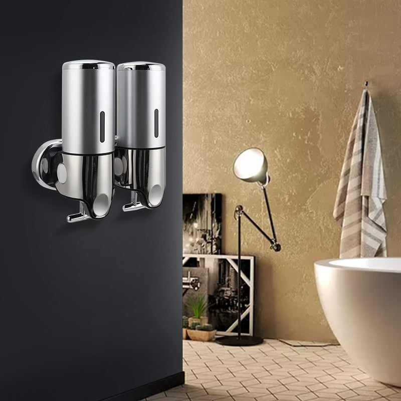 Liquid Soap Dispenser Wall Mounted  Shampoo Container Pump