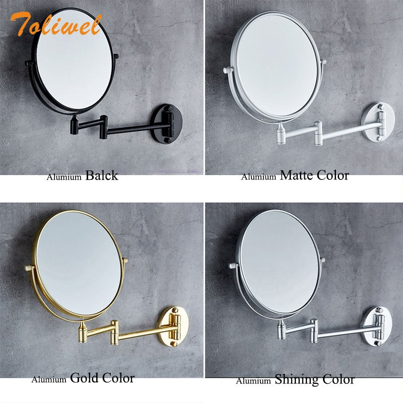 Bathroom Magnifying Mirror Double Side 3x to 1x