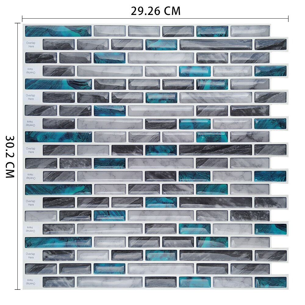 Moroccan Self Adhesive Waterproof Kitchen and Bathroom Vinyl Mosaic Peel And Stick Tile Stickers