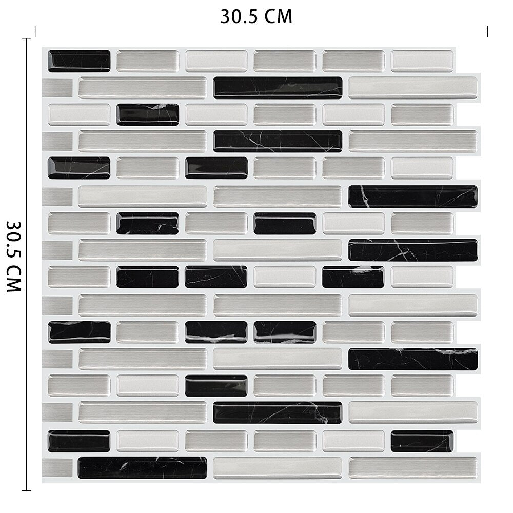 Moroccan Self Adhesive Waterproof Kitchen and Bathroom Vinyl Mosaic Peel And Stick Tile Stickers
