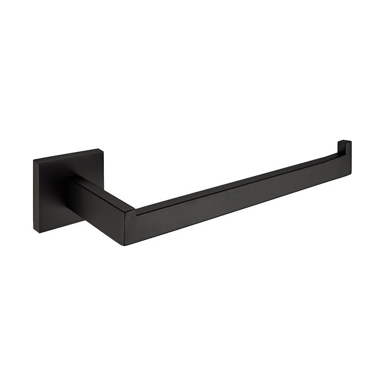 ELLEN Matte Black Bathroom Hardware Set Black Robe Hook Towel Bar Toilet Paper Holder Bath Bathroom Accessories EL990S