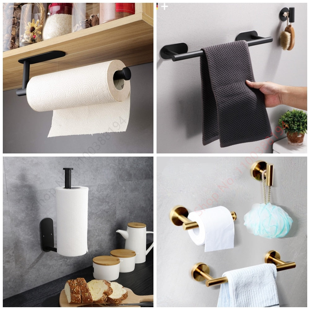 Toilet and Towel Holders