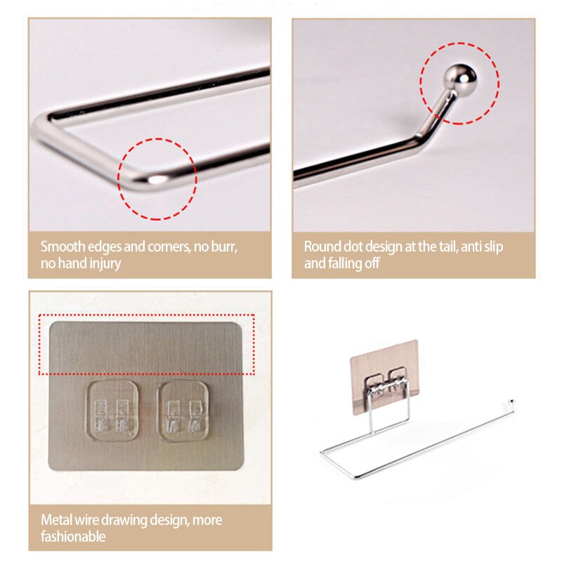 Hanging Toilet Paper Rack Roll and Towel Rack