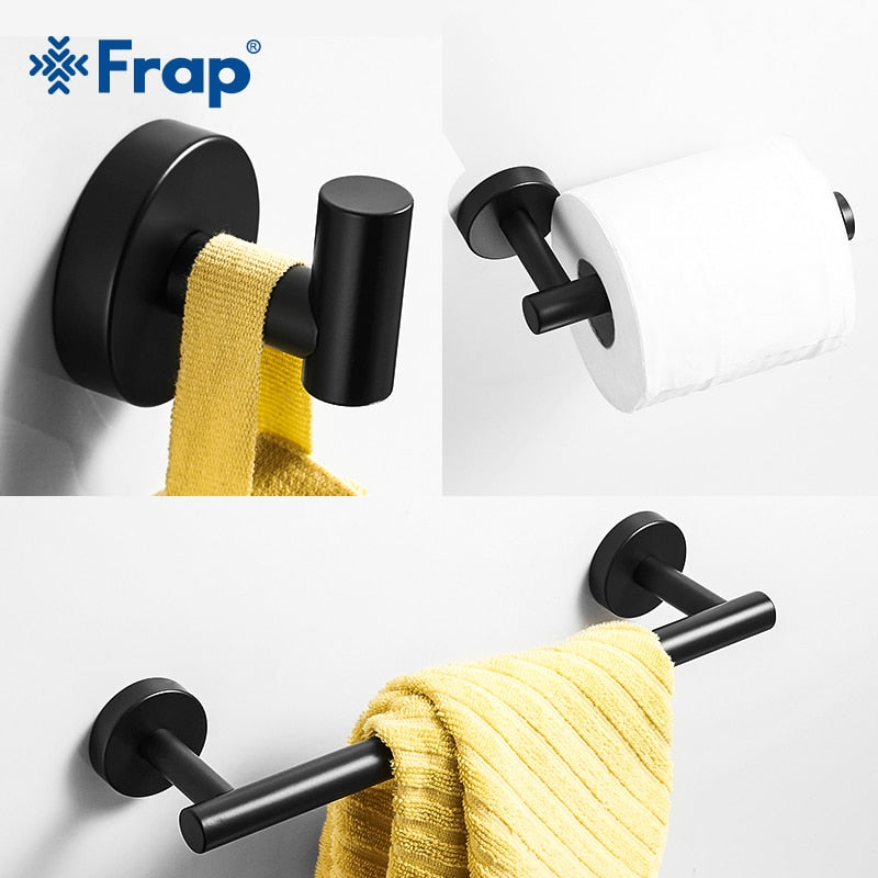Matte Hook and Towel Bar Set