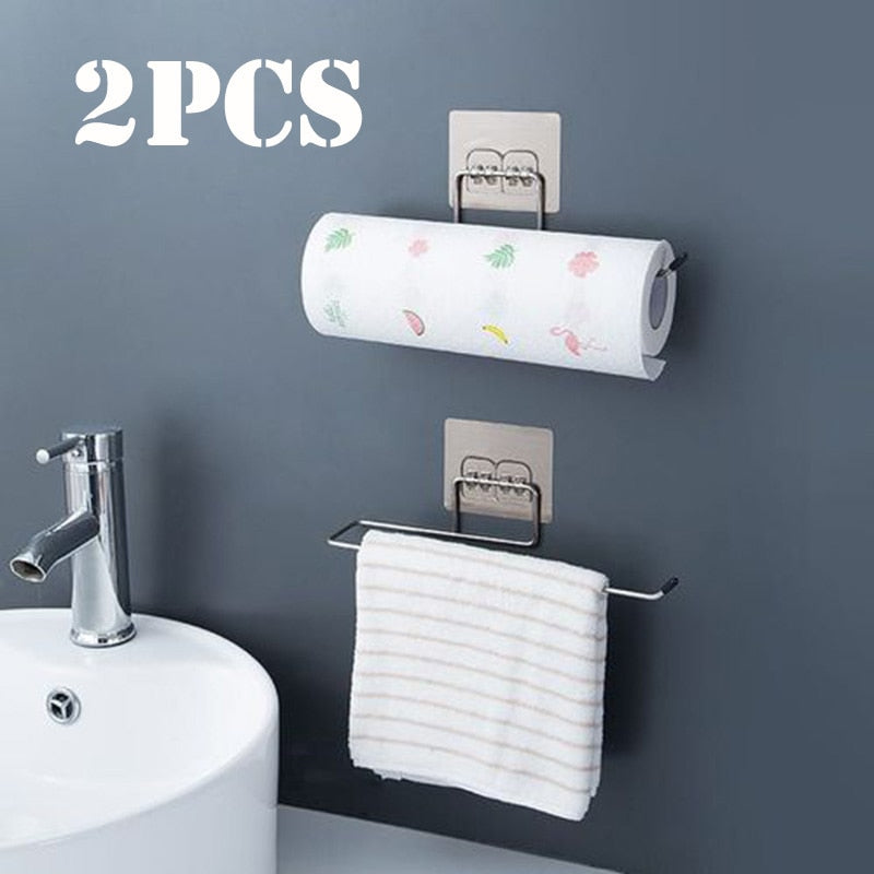 Hanging Toilet Paper Rack Roll and Towel Rack