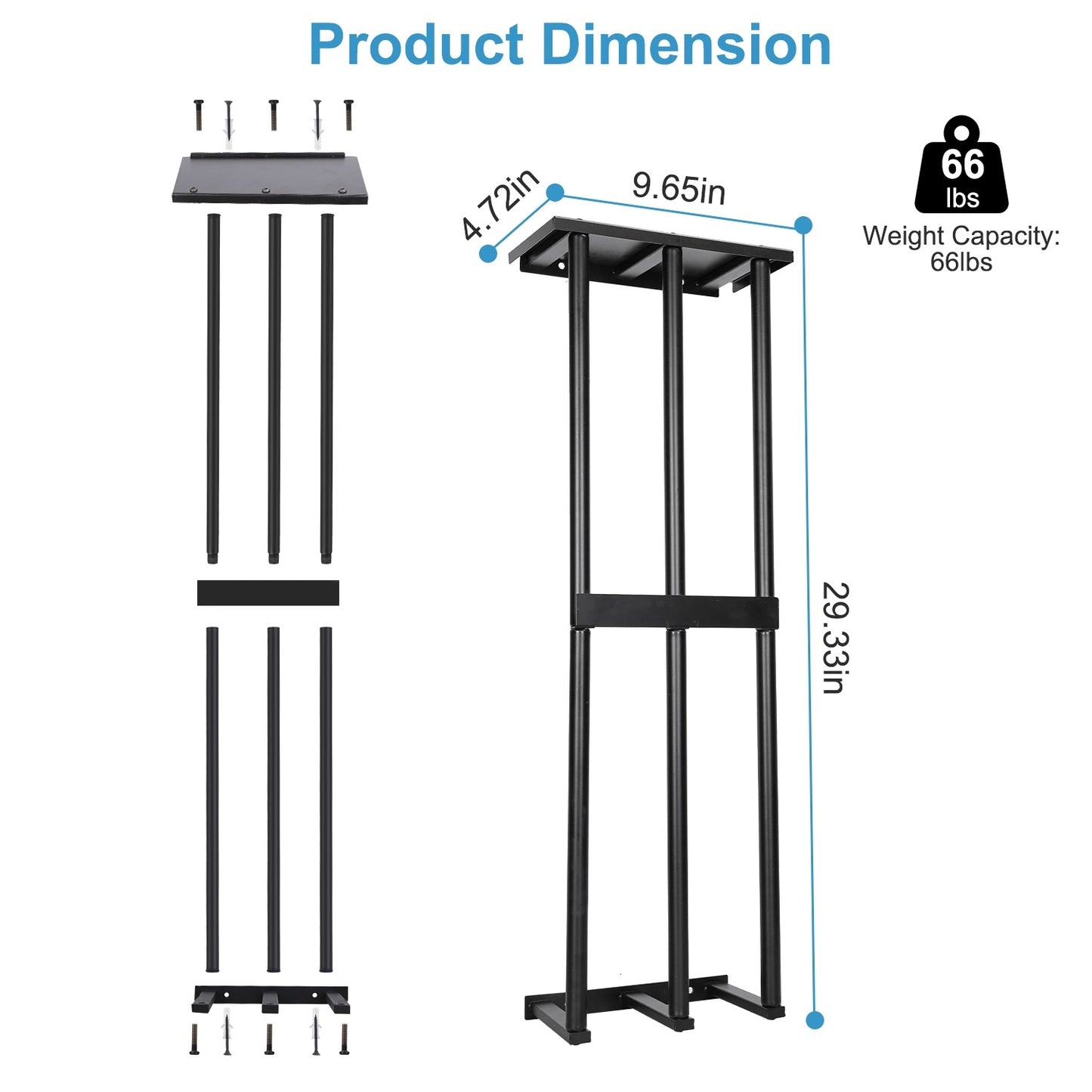 Wall Mounted Towel Rack for Rolled Towels Bathroom Towel Holder Organizer Storage Shelf for Bath Towels Hand Towels