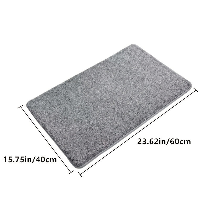 1pc Household Floor Mats; Door Mats; Carpets; Bathrooms; Anti-skid Mats; Bathroom Doormats; Water Absorbing Floor Mats; Bedroom Doormats