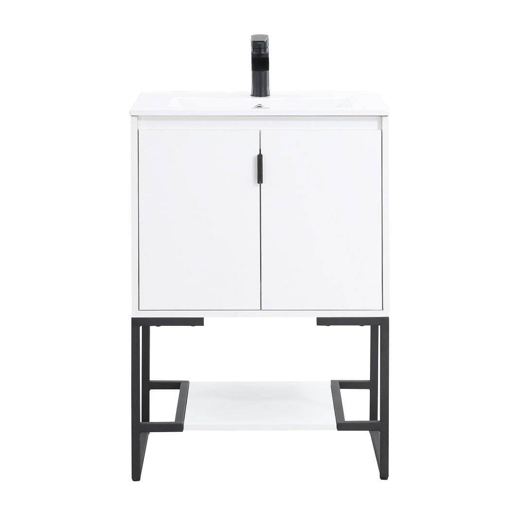 Manhattan Comfort Scarsdale 24" Bathroom Vanity Sink in White