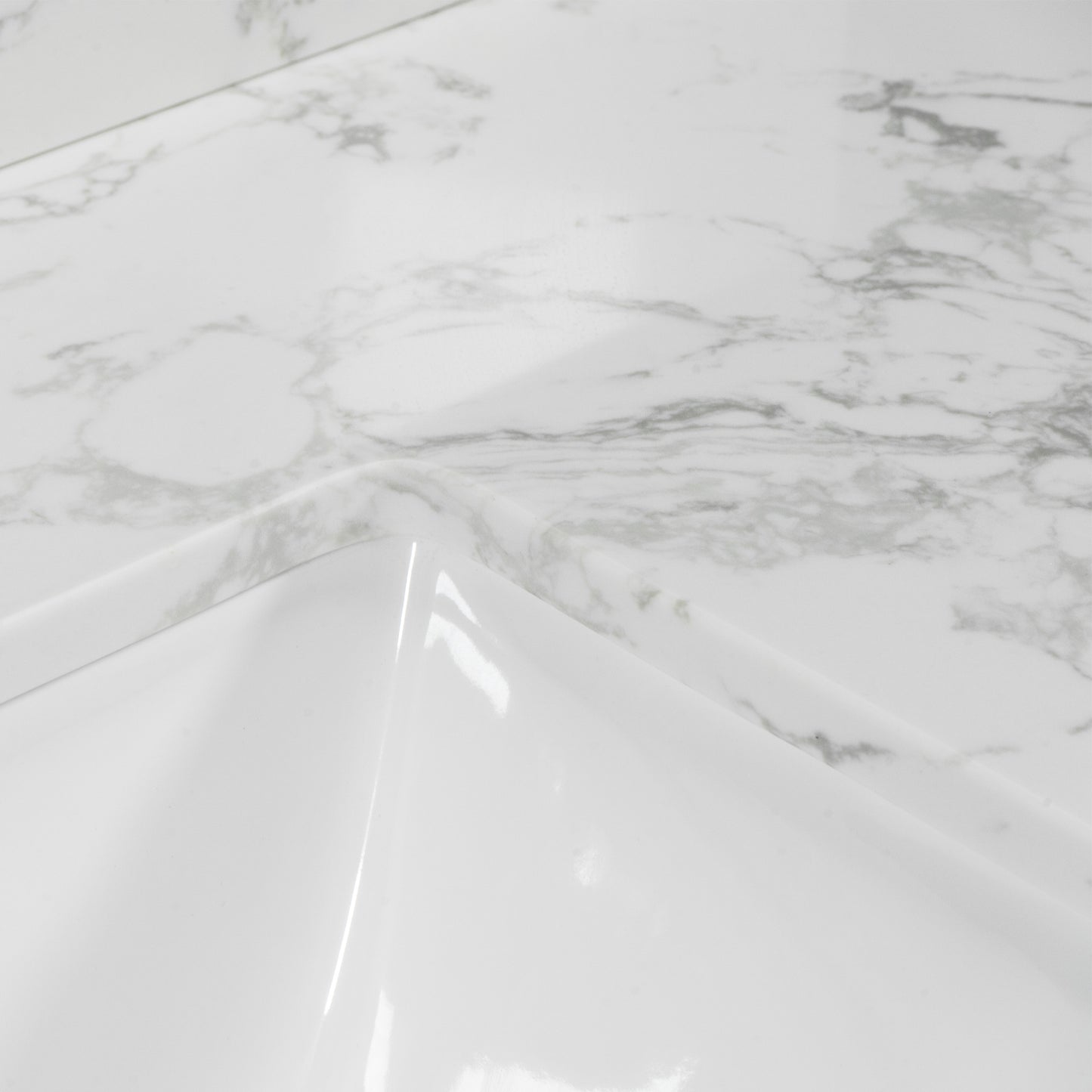 Montary bathroom vanity top stone carrara white new style tops with rectangle undermount ceramic sink and back splash