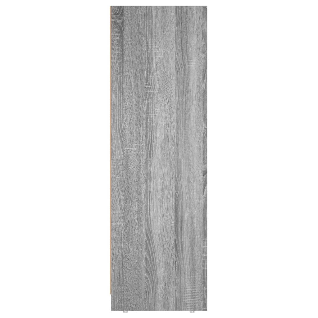 Bathroom Cabinet Gray Sonoma 11.8"x11.8"x37.4" Engineered Wood