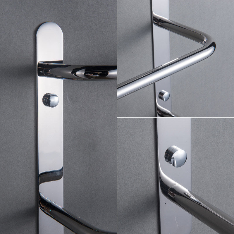 304 Stainless Steel Hand Polishing Finished Three Towel Bars Towel Rack Wall Mounted Multilayer Bathroom Accessories 17.72 inch bars KJWY003YIN-45CM