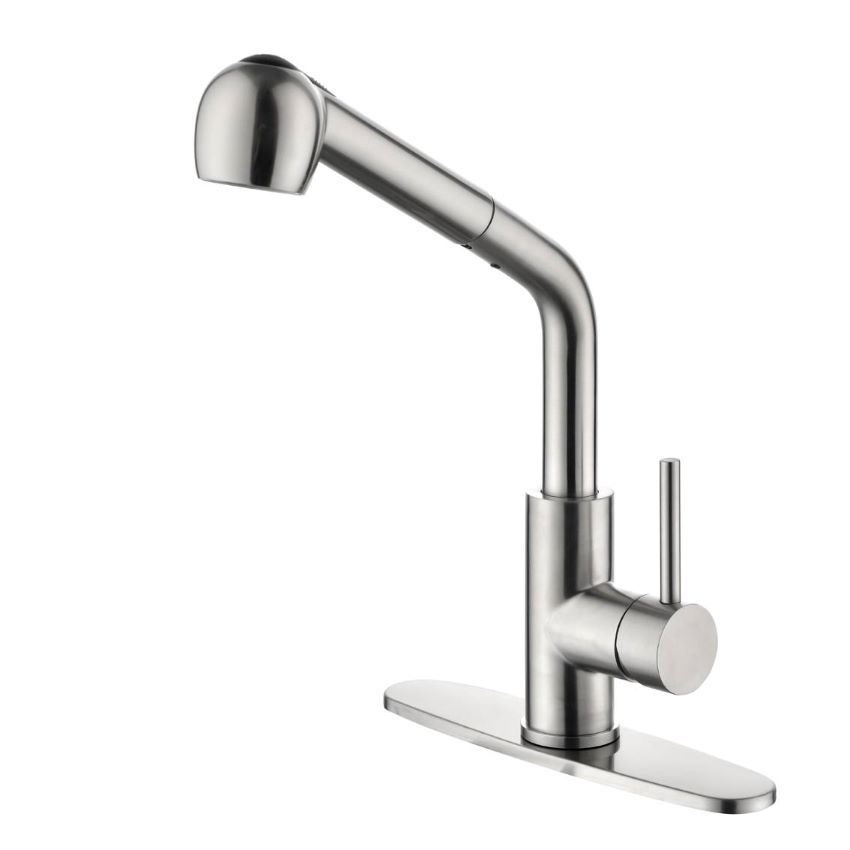 Single Handle Pull Down Sprayer Kitchen Sink Faucet