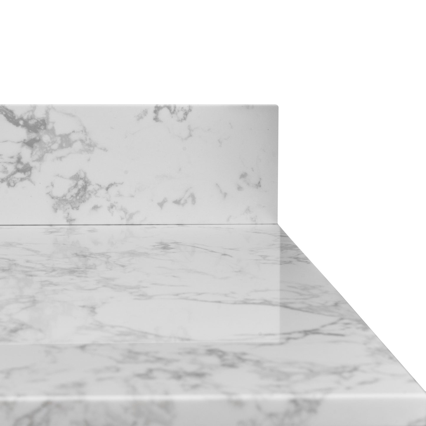 Montary bathroom vanity top stone carrara white new style tops with rectangle undermount ceramic sink and back splash