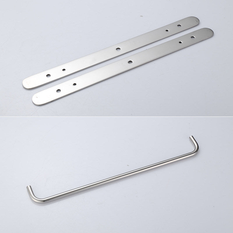 304 Stainless Steel Hand Polishing Finished Three Towel Bars Towel Rack Wall Mounted Multilayer Bathroom Accessories 17.72 inch bars KJWY003YIN-45CM