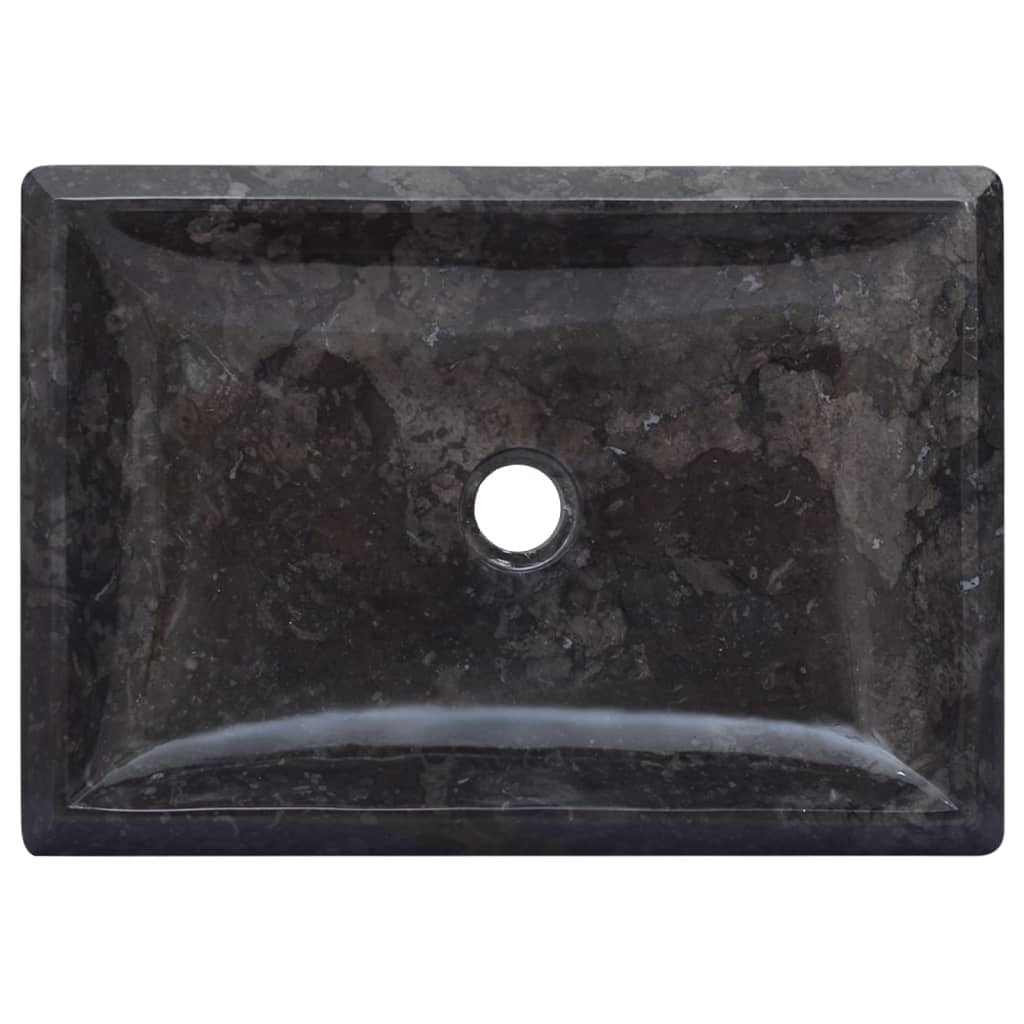 Sink Black 19.7"x13.8"x3.9" Marble