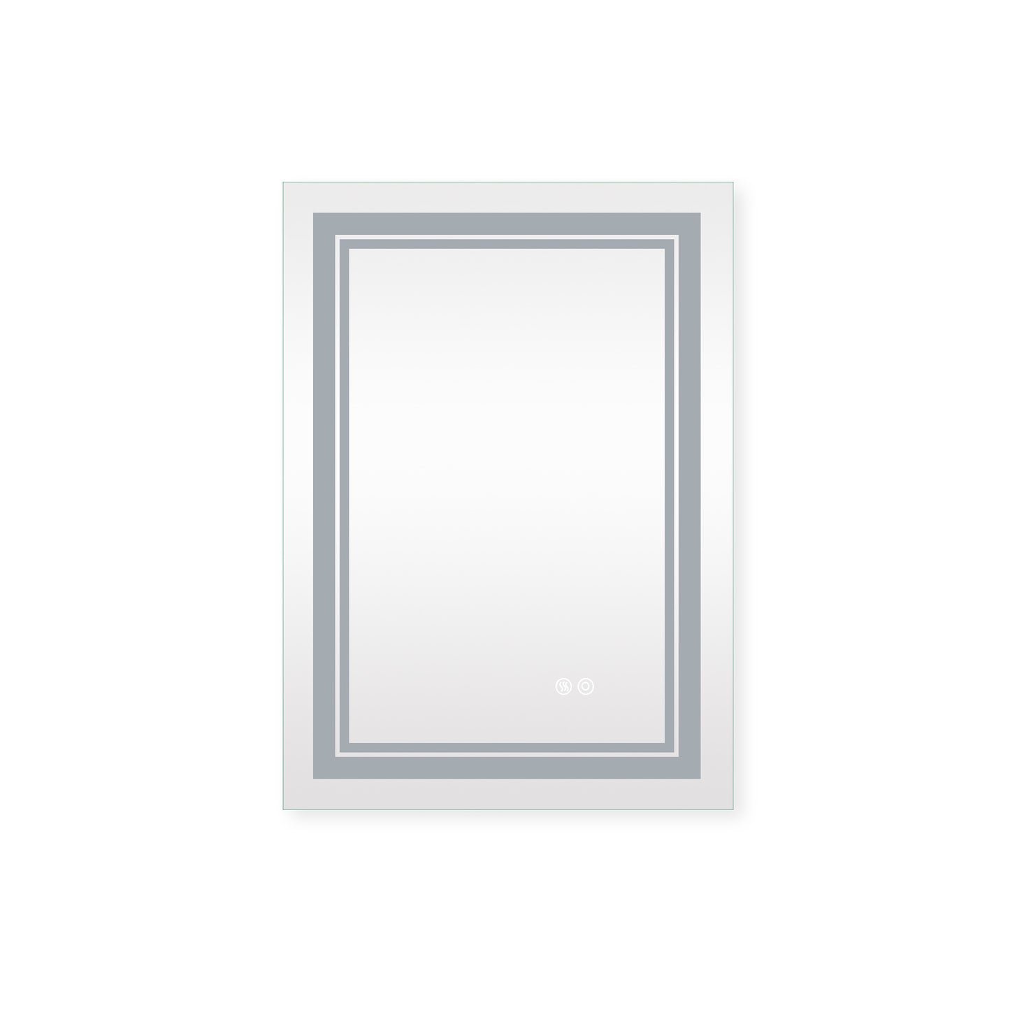 7 Size LED Bathroom Mirror Wall Mounted Vanity Mirror Anti-Fog Mirror Dimmable Lights with Touch Switch(Horizontal/Vertical)