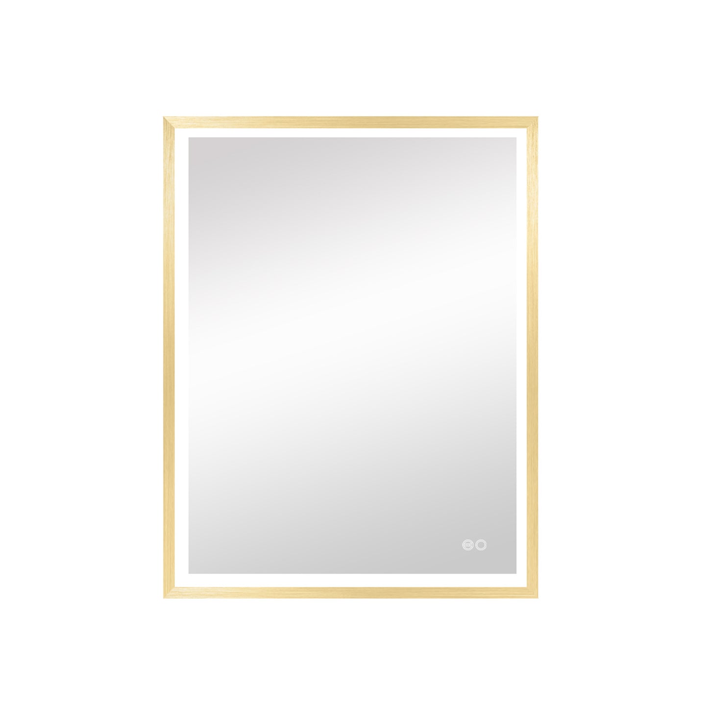 4 Size LED Bathroom Mirror;  Backlit and Front Lighted Mirror for Bathroom;  Wall Mounted Bathroom Vanity Framed Mirror Includes Dimmer;  ; Defogger;  Vertical / Horizontal