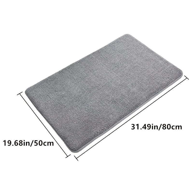 1pc Household Floor Mats; Door Mats; Carpets; Bathrooms; Anti-skid Mats; Bathroom Doormats; Water Absorbing Floor Mats; Bedroom Doormats