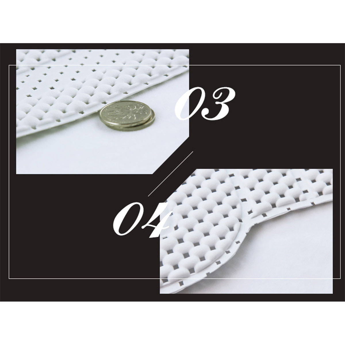 Non-Slip Bathtub Mat Soft Foam Bath Pillow Cushions with Suction Cups, 49×14 inch