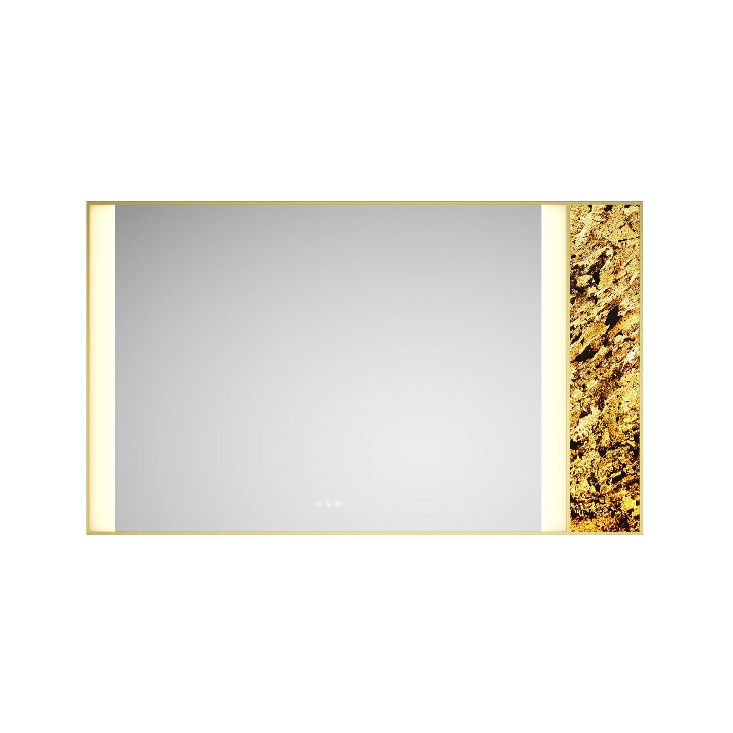 60 x 36Inch LED Mirror Bathroom Vanity Mirror with Back Light, Wall Mount Anti-Fog Memory Large Adjustable Vanity Mirror
Natural stone decoration decoration follows LED changes