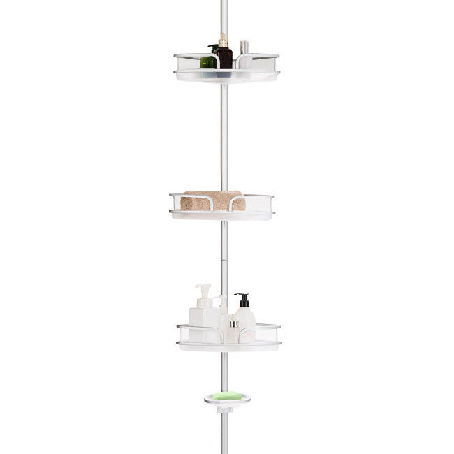 4-Tier Tension Corner Shower Caddy for Bathroom