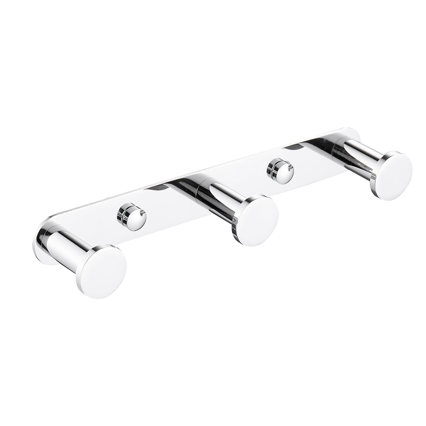 Towel Hook Bright Polishing 304 Stainless Steel Towel Robe Coat Rack Rows of Three Hooks Bathroom Accessories for Home Storage Organization,Hallway,Foyer,Wall Mounted KJQ010-3