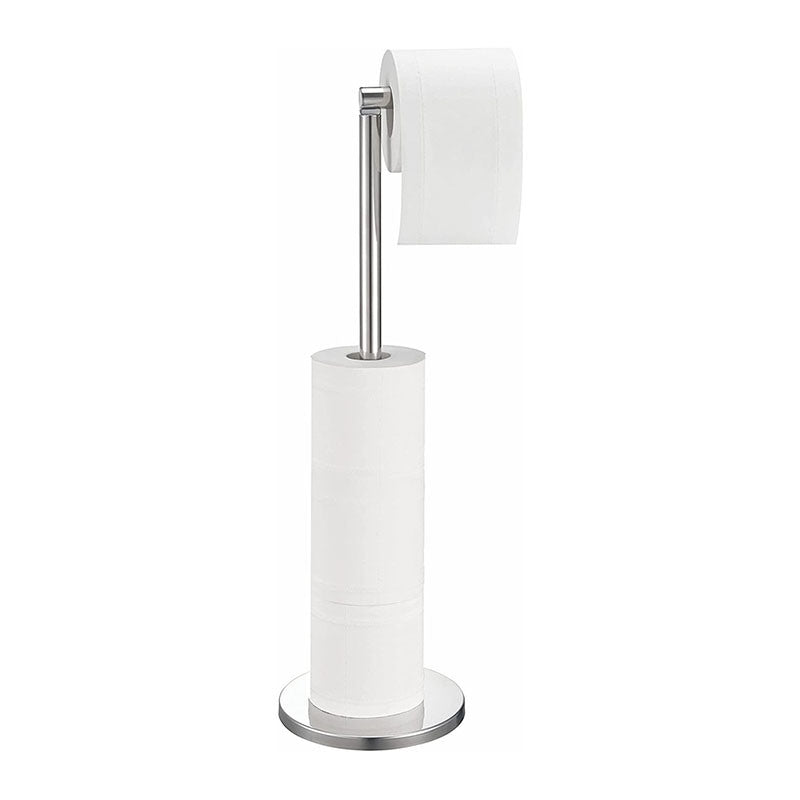 Paper Towel Holders for Floor Stainless Steel Toilet Paper Towel Rolls Storage Stands